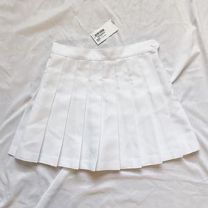 [SOLD] NWT American Apparel White Tennis Skirt